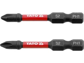 YATO Rázové bity 1/4" PH1 x 50 mm 2 ks / Bit rázový / PH1 / 50 mm / 2 ks