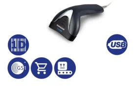Datalogic Touch 90 Light (TD1120-BK-90) sivá / snímač 1D čiarových kódov / USB / stojanček / bez USB kábla (TD1120-BK-90)