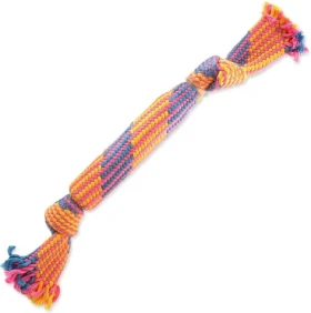 Dog Fantasy Hračka - prethovadlo so zvukom farebný vzor 2. 2 knôty 40cm (124-13072)