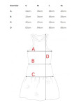M863 Šaty Bubble hem racer - čierne EU S