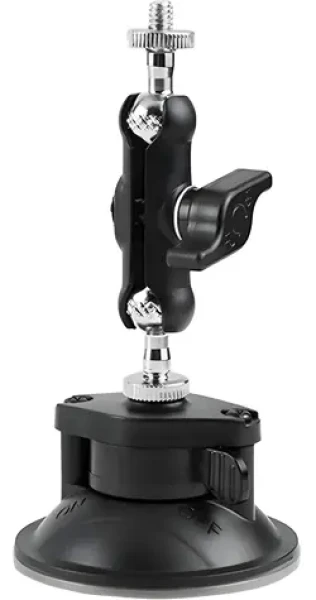 Puluz PU5699B čierna / Držiak s prísavkou / Magic Arm / 360° / 1/4” závit (PU659B)