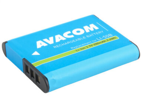 AVACOM Náhradná batéria Olympus / Li-50B / Li-Ion / 3.7V / 700mAh / 2.6Wh (DIOL-LI50-533)