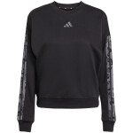 Dámska mikina adidas Animal Print 3-Stripes French Terry Sweatshirt black JM1835 L