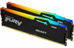 Kingston Fury Beast RGB 32GB (2x 16GB) DDR5 6000MHz / CL30 / DIMM / 1.4V / Non-ECC / Unbuffered / EXPO (KF560C30BBEAK2-32)