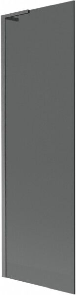 MEXEN/S - Next L vaňová zástena FIX 60 x 150, grafit, grafit kartáčovaná 895-060-000-03-40-66