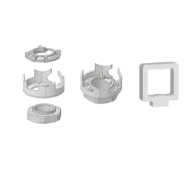 Calearo CAL-7131050 / Anténny adaptér / SHARK2 / otvor 20x20 mm / Fiat, Chrysler, Jeep, Dodge