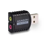 Axagon ADA-10, USB 2.0 - externá zvuková karta MINI, 48kHz/16-bit stereo, vstup USB-A / dopredaj (ADA-10)