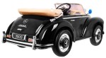 Mamido Elektrické autíčko Mercedes Benz 300S Retro lakované čierne