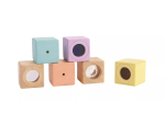 PlanToys PlanToys Zmyslové kocky (6ks) "PlanLifestyle"
