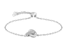 Hugo Boss Nežný oceľový náramok s kryštálmi Live Precious 1580756