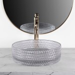 REA - Umývadlo na dosku Light Grey REA-U9615