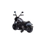 Mamido Detská elektrická motorka Chopper Faster sivá