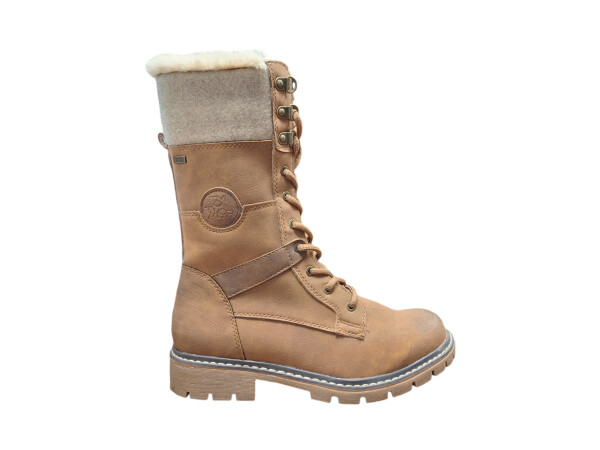 Tom Tailor 4290830016 Dámska členková obuv cognac 38