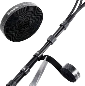 Baseus BSU9020 čierna / Organizér káblov / Velcro opasok / 50 cm (6953156280854)