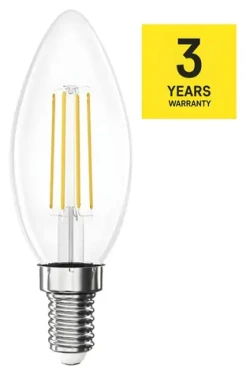 Emos LED žiarovka Filament Candle 1,8 W E14 / Žiarovka / náhrada za 25 W / teplá biela / 250 lm (1525731248)