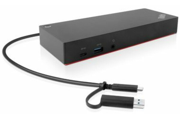 Lenovo ThinkPad Hybrid USB s USB-A Dock 135W / Dokovacia stanica / výstup 90W / DP + HDMI / USB / 3.5 mm jack (40AF0135EU)