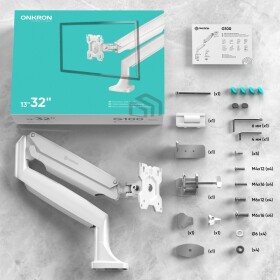 NoName MONITOR ACC WALL MOUNT/13-32" WHITE G100-W ONKRON G100-W (4603728443362)