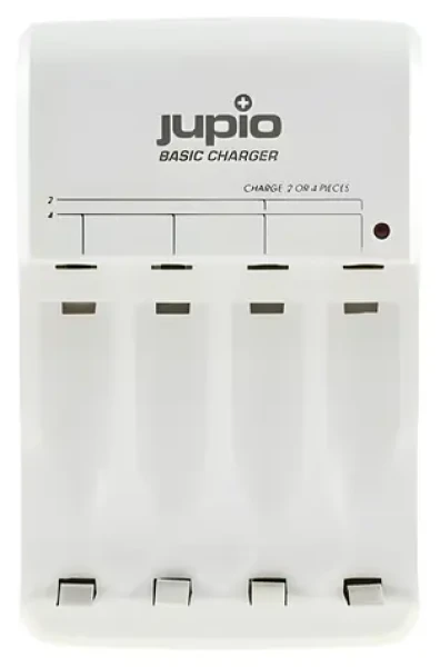 JUPIO Basic Charger / Nabíjačka batérií / AA, AAA / 2 alebo 4 ks (JBC0021)