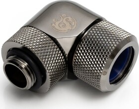 BitsPower Bitspower Advanced Multi-Link Adapter Anschluss 90 Grad G1/4 Zoll AG auf 14mm AD Hardtube - drehbar, schwarz