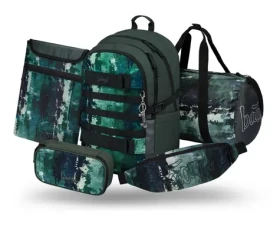 BAAGL SET 5 Skate Forest: batoh, peračník, športová taška, ľadvinka, obal na notebook (A-36548)