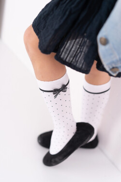 Knittex DR 2410 Emily ponožky 40 den bianco Univerzální