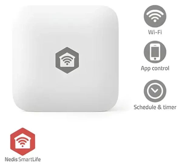 Nedis ZBSW11WT / Detektor úniku vody / Zigbee / SmartLife / CR2032 (ZBSW11WT)