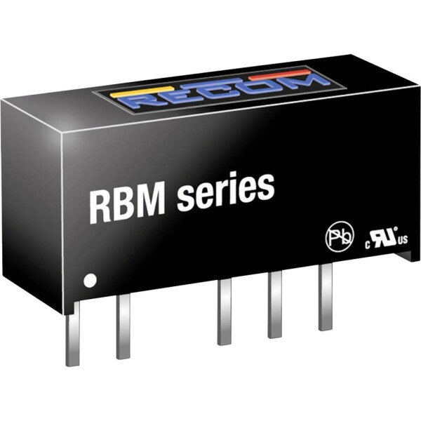 RECOM RBM-0505S DC / DC menič napätia, DPS 200 mA 1 W Počet výstupov: 1 x; RBM-0505S