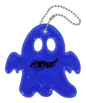 Compass Reflexný prívesok Ghost modrý / Prívesok / reflexný / na batoh a kľúče