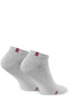 Pánske športové ponožky 101 MELANŽOVÁ SVĚTLE ŠEDÁ 41-43