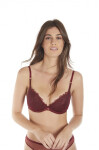 Dámska push-up podprsenka 90613 - Selmark 75B Modrá