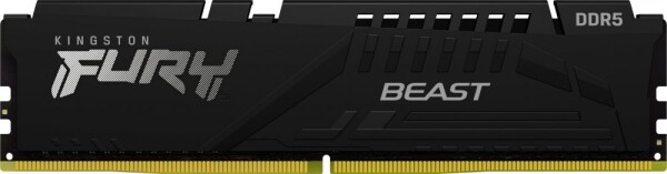 Kingston Fury Beast Black 16GB (1x16GB) DDR5 5200MHz EXPO/CL36/DIMM/On-Die ECC/XMP 3.0/EXPO 1.0/1.25V (KF552C36BBE-16)