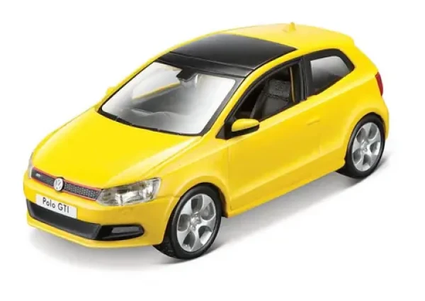 Bburago Volkswagen Polo GTI Mark 5 žltá 1:32