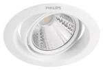 Philips Pomeron biela / Podhľadové LED svietidlo / 3W / 200lm / 2700K / krokové stmievanie / IP20 (SKL000388783)