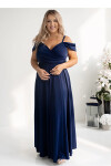 Dlhé šaty 208857 tmavomodré - With You 42/XL