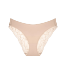 BODY MAKE-UP ILLUSION LACE - Taj nohavičky s čipkou a tepelnou úpravou Triumph NUDE BEIGE 42