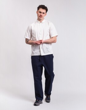 Service Works Seersucker Chef Pants DARK NAVY M