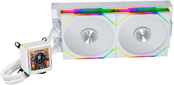Lian Li Galahad II LCD 280 TL Wireless AiO chłodzenie wodne - Biely