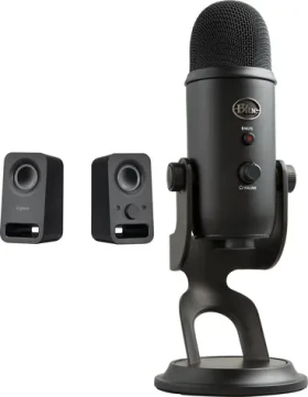 Logitech Z150 + Yeti USB Blackout / Sada / Reproduktory + USB mikrofón