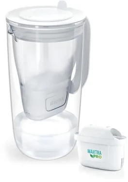 Brita Glass šedá / Filtračná kanvica / 2,5 l / filter Maxtra PRO (1051157)