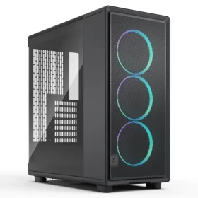 Fractal Design Epoch Black RGB TG Light tint čierna / Midi-Tower / ATX / bez zdroja / priehľadná bočnica (FD-C-EPO1A-04)