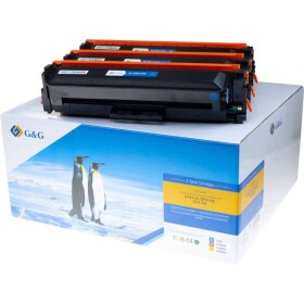 G&G toner kombinované balenie náhradný HP 410X, CF411X, CF412X, CF413X, CF252XM zelenomodrá, purpurová, žltá 5000 Seiten kompatibilná náplň do tlačiarne; 14997