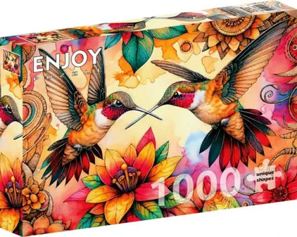 ENJOY Puzzle Útočisko kolibríkov