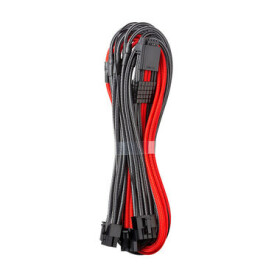 CableMod RT-series PRE ModMesh 12VHPWR / 3x8-pin PCIE pre Asus ROG amp; Seasonic (600mm) / carbon-red (CM-PRTS-16P3-N60KCR-5PK-R)