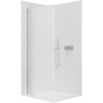 CERANO - Sprchová zástena Walk-in Onyx YL/P - 8 mm - chróm, ryhované sklo - 150x200 CER-8050BD1253