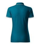 Dámske hladké polo tričko Perfection petrol S