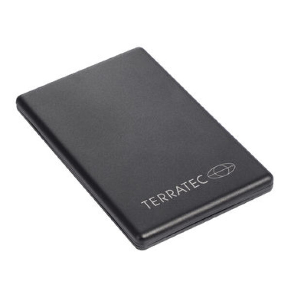 Terratec Powebank 2300 slim čierna / 2300 mAh / 5V / 1A / 1x Micro-USB (vstup) / 1x USB-A (výstup) (163646-T)