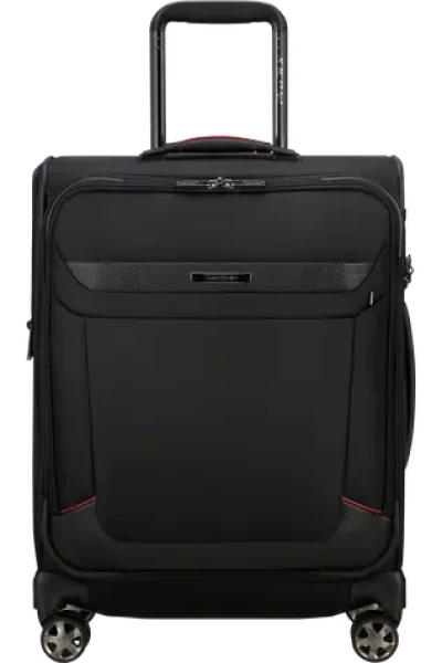 Samsonite PRO-DLX 6 Kufor 55 Strict čierna / Cestovný kufor s kolieskami / 55 x 40 x 20 cm / 37 l (148136-1041)