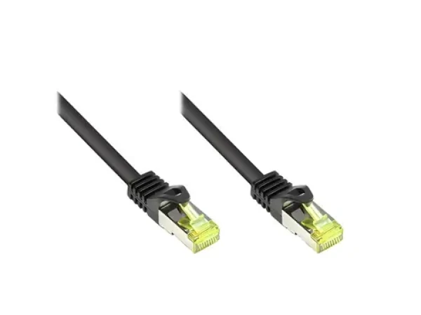 Good Connections čierna / Patch kábel / Cat7 / S/FTP / RJ-45 / 0,25 m / 600 MHz (8070R-003S)