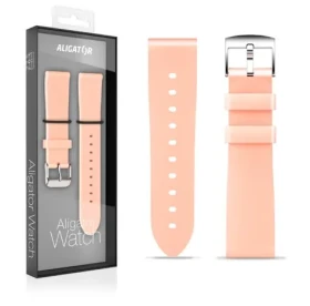 Aligator Remienok silikónový 18mm / marhuľový (18AW0001)