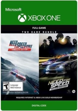 XONE Need for Speed Deluxe Bundle / Elektronická licencia / Závodné / Angličtina / od 12 rokov / Hra pre Xbox One (G3Q-00267)